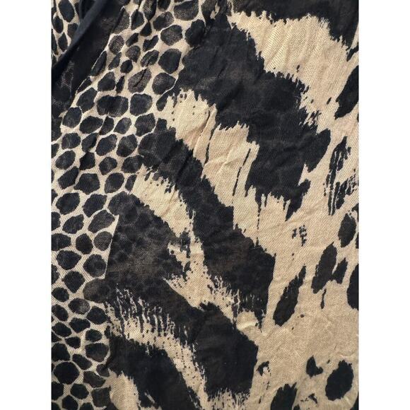Express Leopard Tiger Animal Print Lightweight Open Shawl Wrap Scarf One Size - Picture 5 of 6